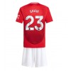 Manchester United Luke Shaw #23 Heimtrikot 2024-25 Kurzarm (+ kurze hosen)